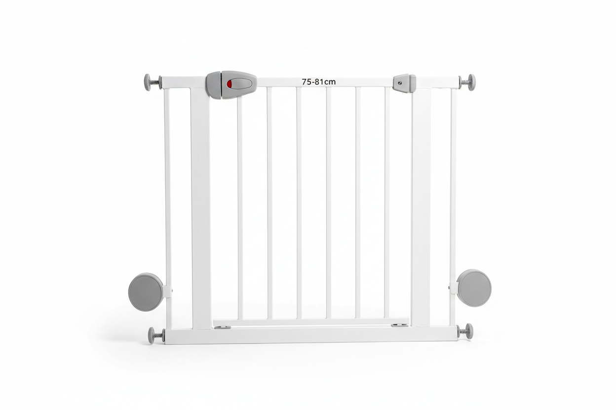 Baby Safety Gate – Adjustable 75–81 cm Child Safety Barrier-Mamia