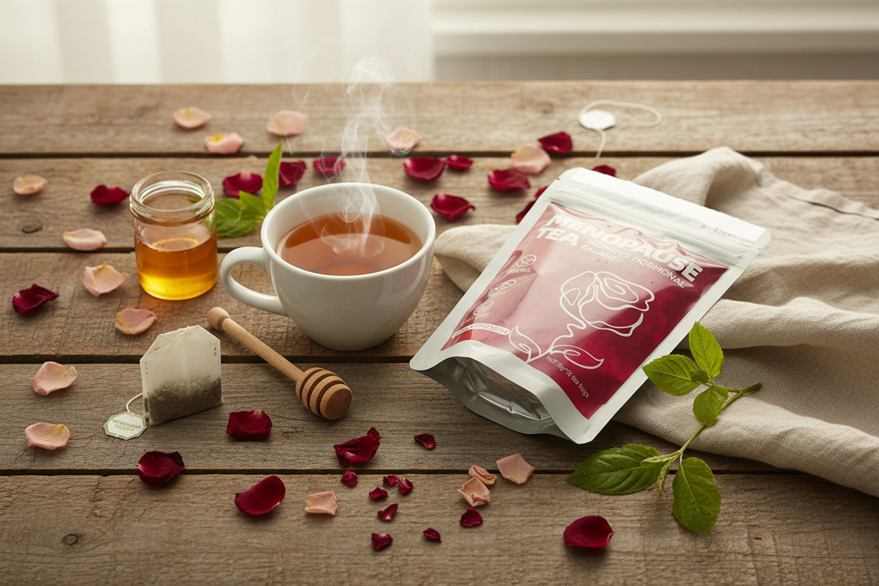 Menopause Tea – Natural Hormone Balance & Hot Flash Relief