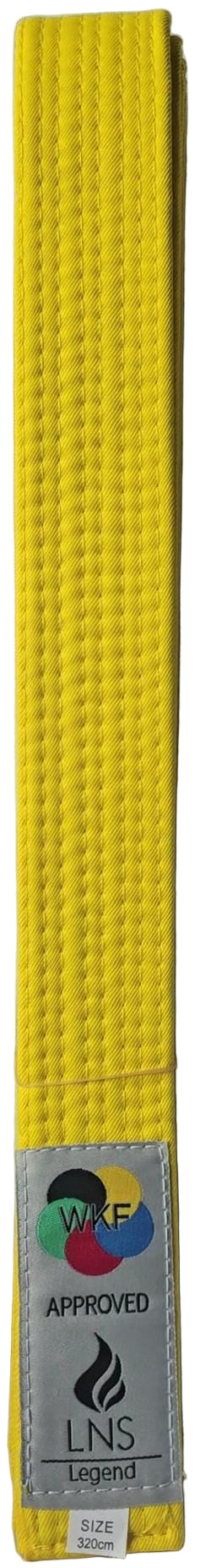Legend WKF Approved Karate Yellow Belt –( Size 320cm)
