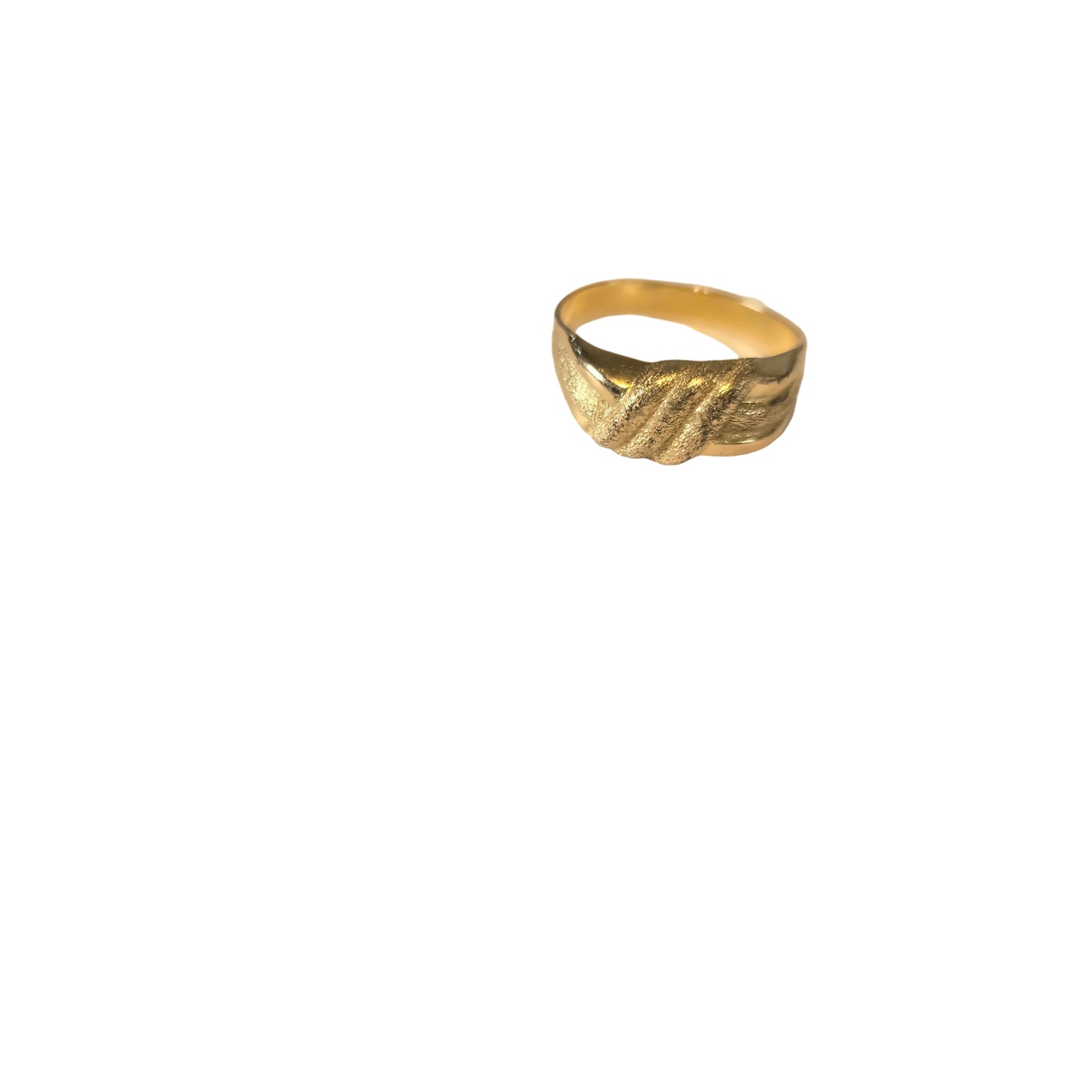 Yellow Gold Ring 18K (2cm) – Elegant 18K yellow gold ring, 2cm size, timeless and classic.