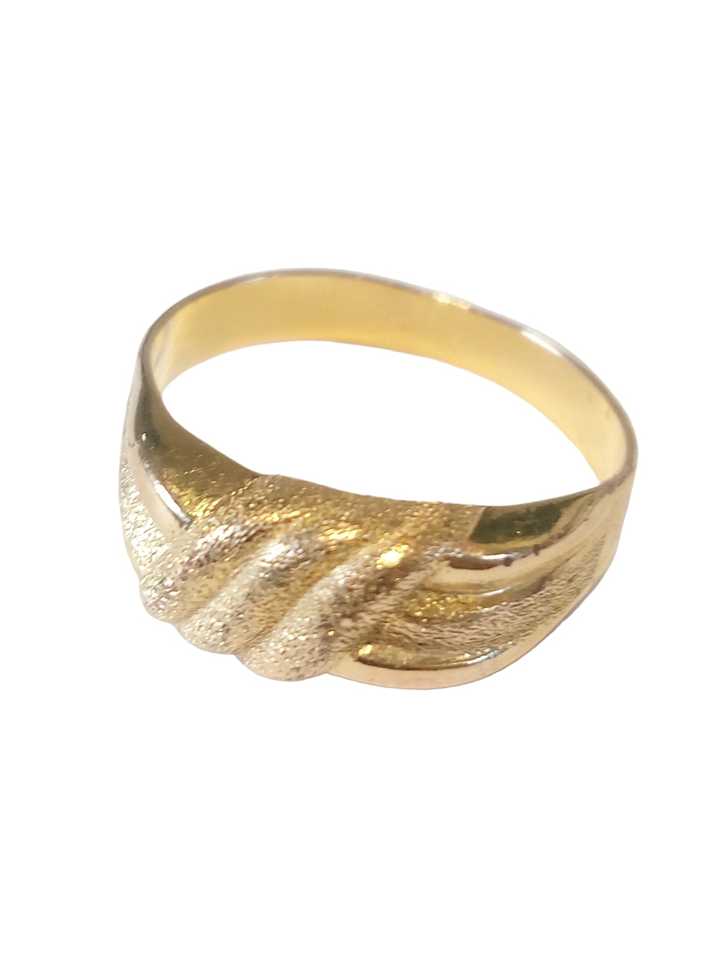 Yellow Gold Ring 18K (2cm) – Elegant 18K yellow gold ring, 2cm size, timeless and classic.