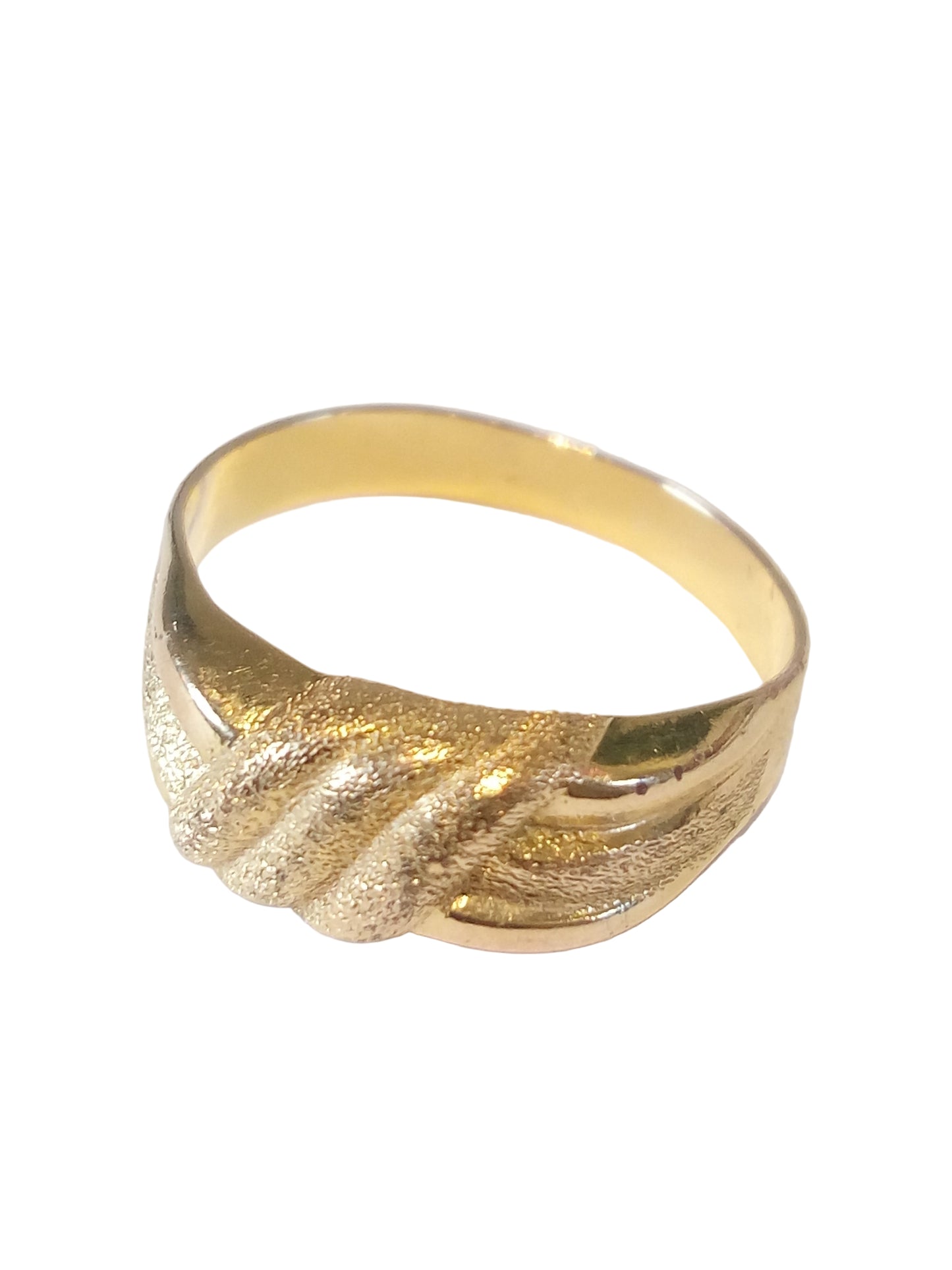 Yellow Gold Ring 18K (2cm) – Elegant 18K yellow gold ring, 2cm size, timeless and classic.