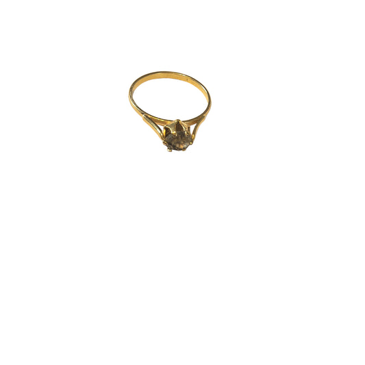 Engagement Ring in Gold with Diamond – Timeless &amp; Elegant