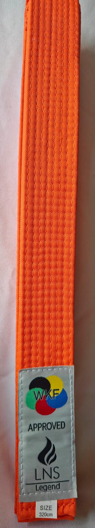 Legend WKF Approved Karate Orange Belt –( Size 320cm)