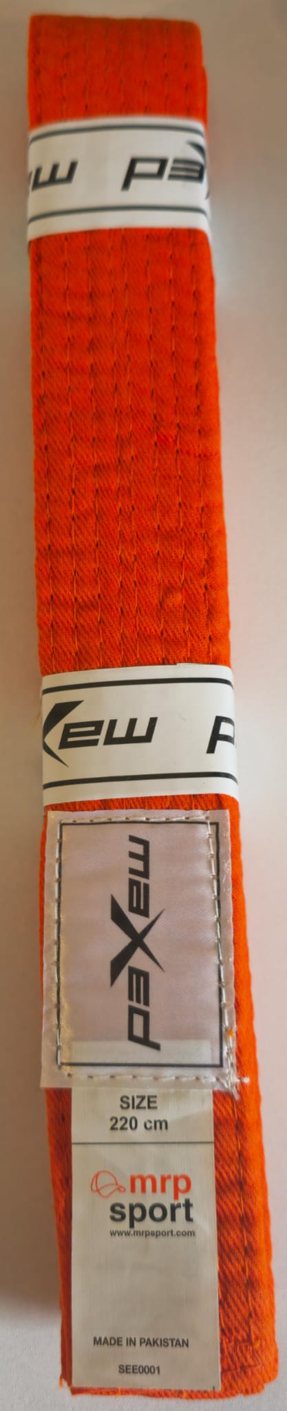 Karate orange belt 220cm