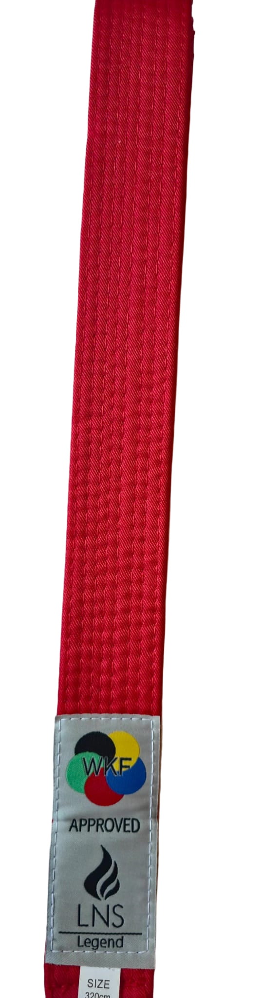 Legend WKF Approved Karate Red Belt – (Size 320cm)