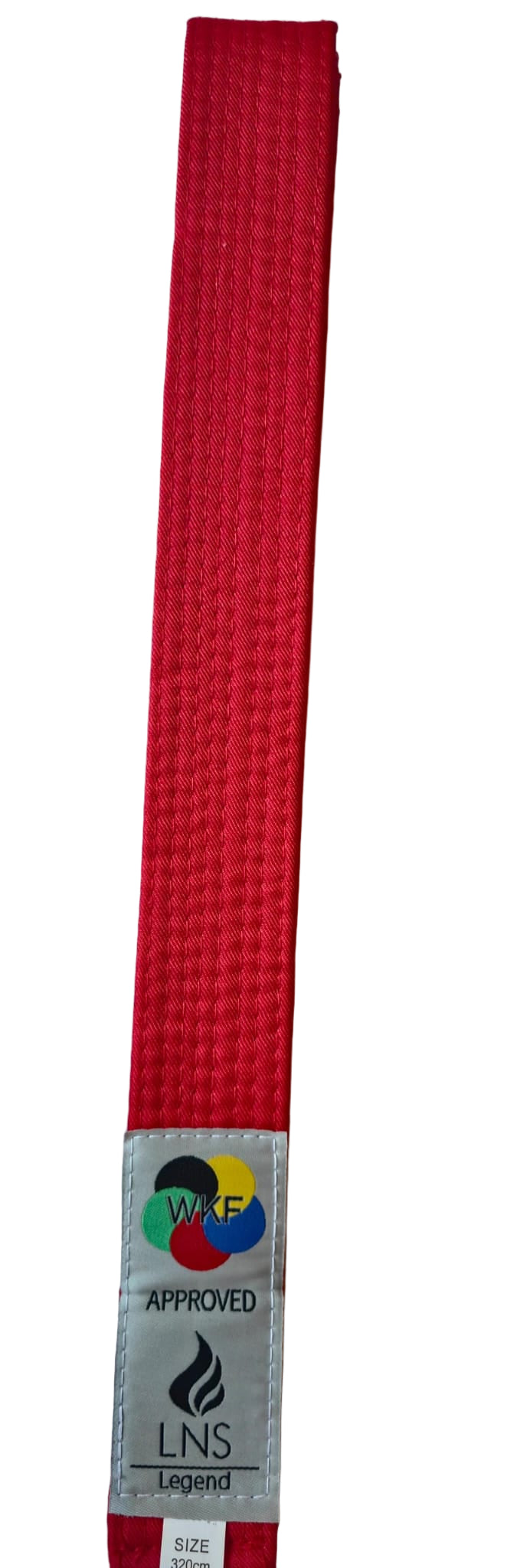 Legend WKF Approved Karate Red Belt – (Size 320cm)