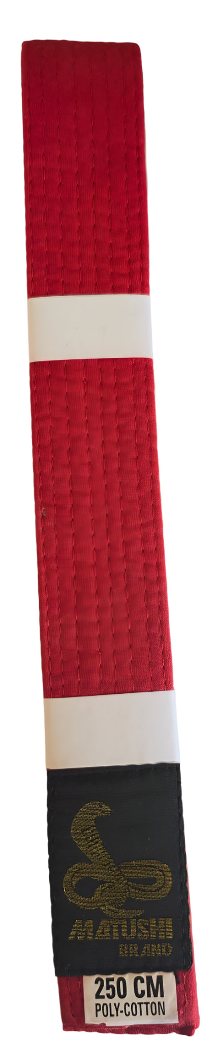 Karate red belt 250cm