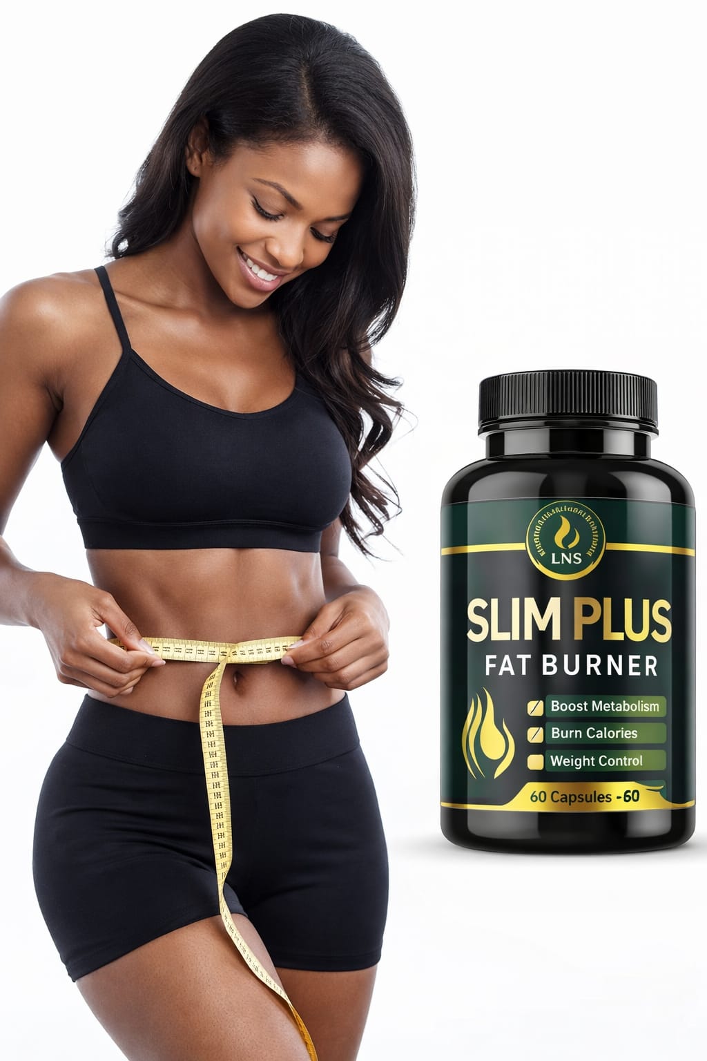 Slim Plus Fat Burner – Metabolism & Weight Control Support